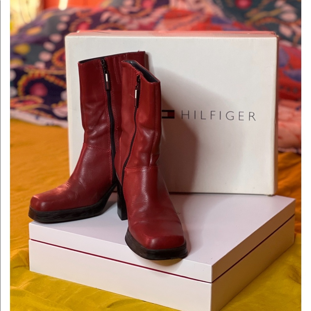 Vintage Tommy Hilfiger Platform Boots